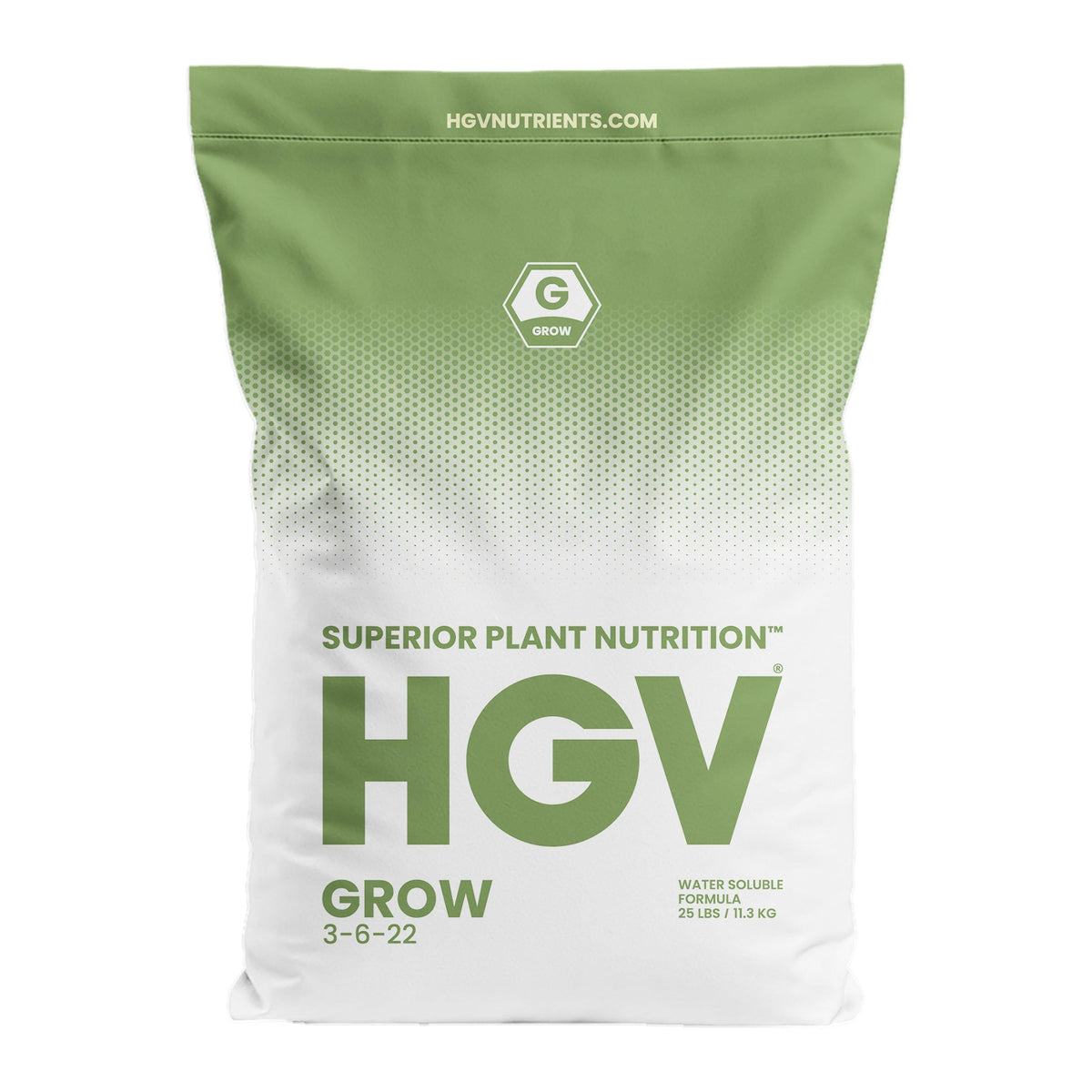 HGV Dry Grow Nutrients — 25 lb Bag — product image 1